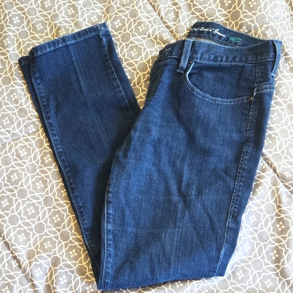 Levi's Women's Straight Leg Jeans - Dark Blue